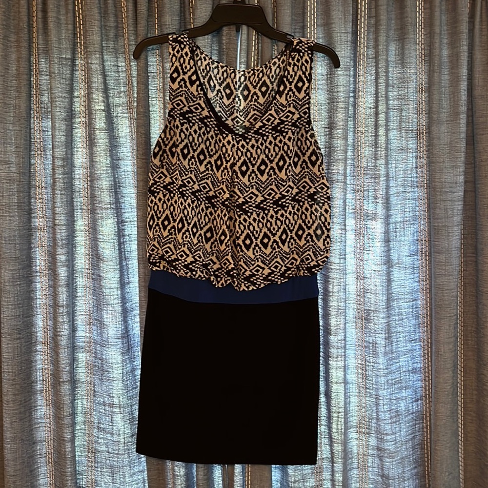 Black & White “mini skirt” dress